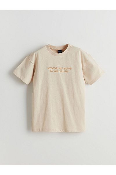LC Waikiki Νέα σεζόν Crew Neck Boy's Tisort - S5JH20Z4