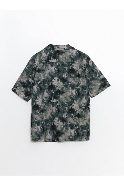LC Waikiki Ανδρικό πουκάμισο με κοντό μανίκι XSIDE Comfortable Fit