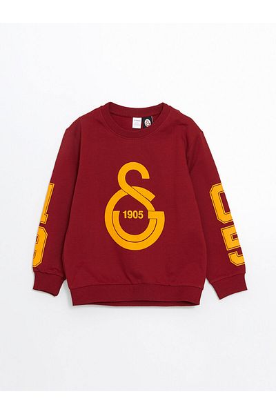 LC Waikiki Crew Neck Printed Boys Sweatshirt and Tracksuit Bottom 2-Piece