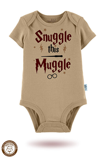 MAHFEL 100% Cotton 3-Piece Organic Printed Snap Fastener Baby Bodysuit