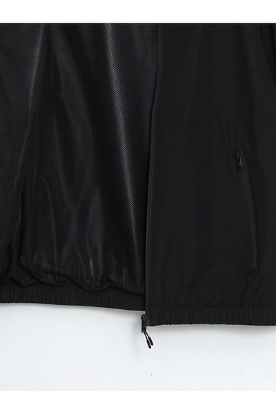 LC Waikiki Ανδρικό αδιάβροχο XSIDE Black Standard Mold Hooded