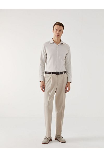 LC Waikiki Cămașă Dobby pentru bărbați, cu mânecă lungă, slim fit