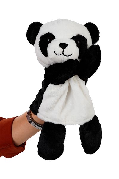 HALLEY White Panda Toy Hand Puppet