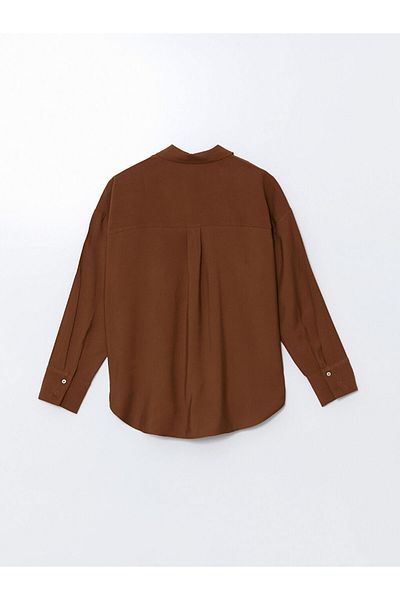 LC Waikiki Γυναικείο πουκάμισο Oversize Poplin S5L013Z8NVY