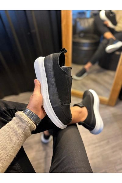 TB Terzi Bey Terzi Bey Sneakers Shoes 911 Black (White Sole)