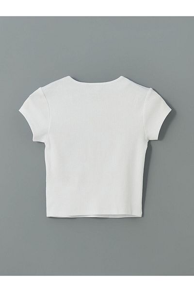 LC Waikiki Xside Crew Neck Women's Crop