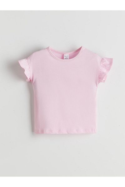 LC Waikiki Tricou de bază pentru fetiță LCW ECO Crew Gât