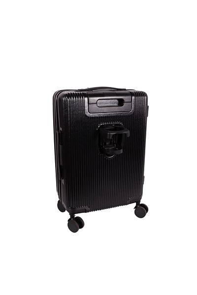 Biggdesign Valiză Moods Up cu suport pentru pahare și port USB, 20", neagră