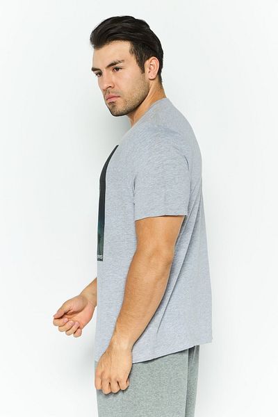 SKECHERS Men Sportswear Fit Short Sleeves Outdoor T-shirt, Grey