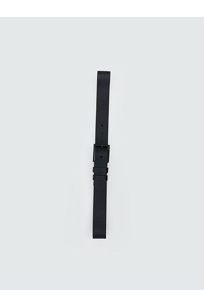 LC Waikiki Lcw Accessories Black Genuine Leather Men's Belt