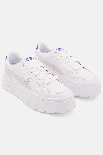 Puma Women Mayze Stack Lace Up Outdoor Shoes, White