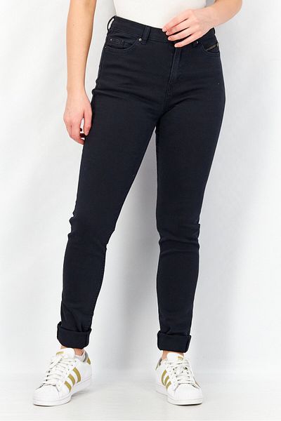 Esprit Women Skinny Fit Stretchable Plain Denim Jeans, Dark Grey
