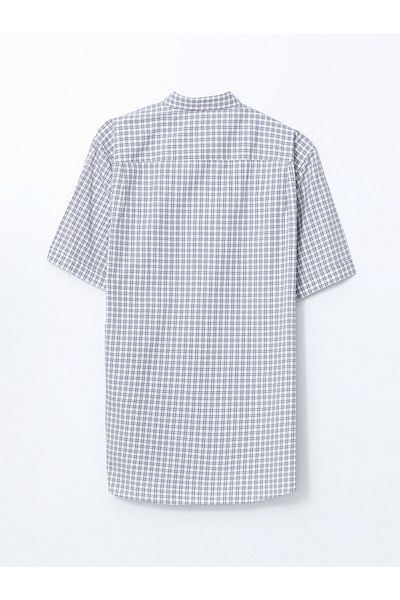 LC Waikiki Ανδρικό καρό πουκάμισο με κοντό μανίκι LCWAIKIKI Classic Regular Fit