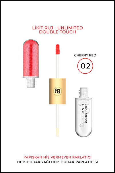 Nera Classy 2in1 Likit Ruj - Unlimited Double Touch Lip Oil - Lip Gloss & Oil...