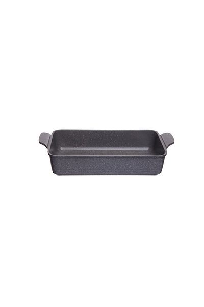 NEOFLAM ,Rectangular Ovenware,Medium,43*21.50cm,double integrated handle,Gray Marble Color.