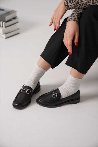 MCASERING Kadın / Kız TOKALI Laofer Makosen (Kolej) Günlük Ayakkabı