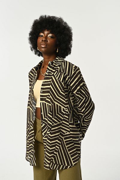 Orfeo Negro CAMASĂ OVERSIZE DE FEMEI