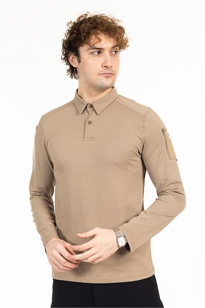 Akıncılar Outdoor Tricou tactic cu mânecă lungă cu gât polo