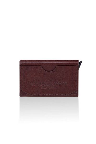 U.S. Polo Assn. Πόλο Ασν. Από το 1890 Claret Red Unisex Wallet Plcuz23835