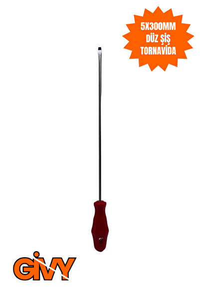 GİVY Bay-Tec Düz Şiş Tornavida 5x300mm