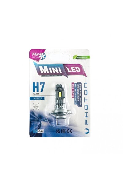 Fardoktoru H7 Mini Fanlı Led Oto Ampul 2'li Set