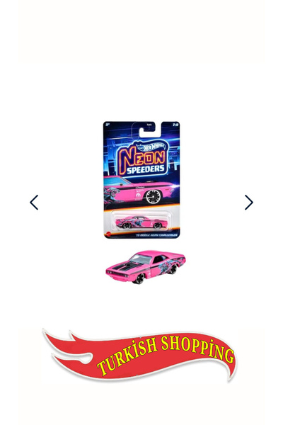 HOT WHEELS 1:64 Ölçek Neon Speeders Uzun Kart 70 Dodge Hemi Challanger