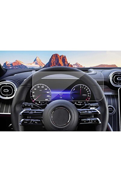 Mobilite مرسيدس Glc 2023-2025 12.3 بوصة لوحة القيادة متوافقة مع واقي شاشة نانو 9h