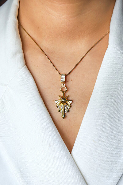 Brillo سلسال أورورا ستيل بحجر الزركون