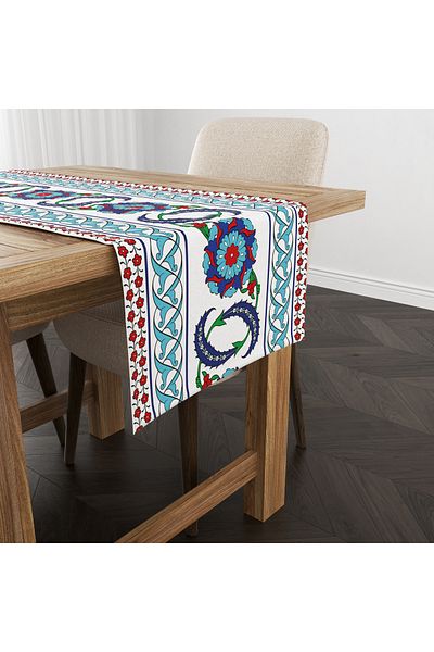 Filamente Ramadan Runner / Ramadan Pattern / Stain Resistant - Washable Micropecks Fabric 140X41
