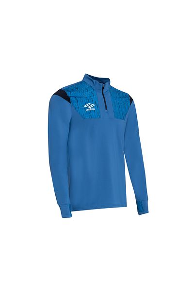 UMBRO Μπλε Diamond Training Sweat Training Μονό Μπλουζάκι - TC0127