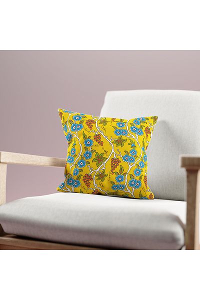 Filamente Ramadan Patterned Double Sided Digital Printed Throw Pillow Cover - Ramadan