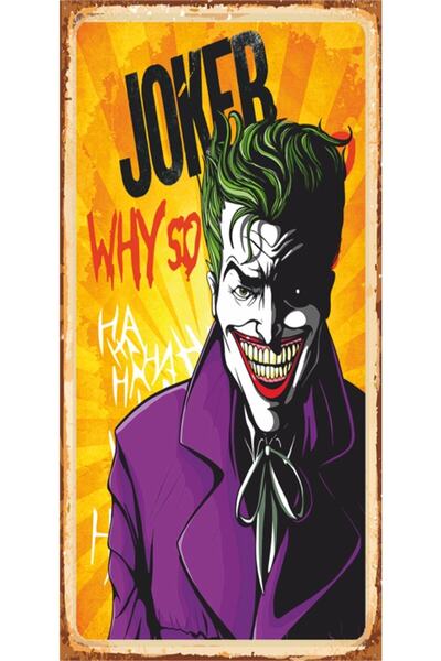 Joker Cinema Mini Retro Wooden Poster