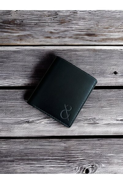 DeriBoss Μαύρο δερμάτινο πορτοφόλι Babil