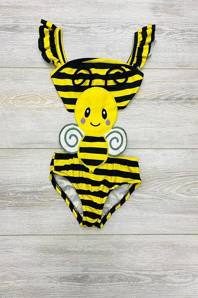My Kids Wear Cartoon Mascot Girl Swimsuit