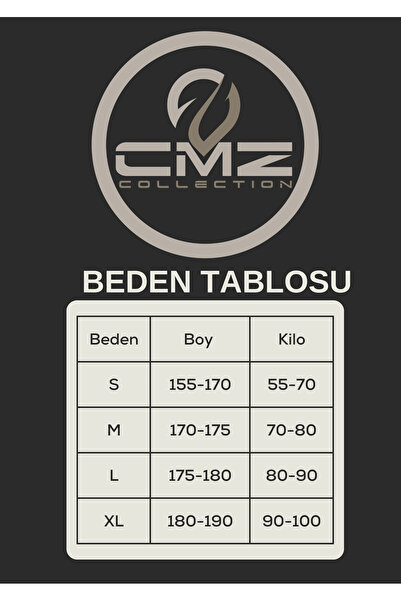 CMZ COLLECTİON Salaş 3 iplik A+ kalite eşofman takımı