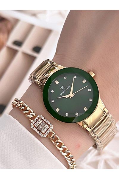 Daniel Klein Women's Watch and Bracelet with 30 Mt Water Resistant Steel Band - Bfg.10788.X3