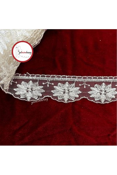 Gelincimherşey Anemone Cream Lace Tulle Guipure