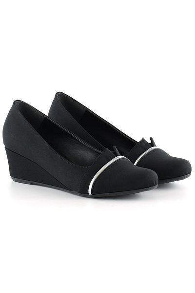 Erkan Saçmacı Pantofi cu toc cu pană Colel Black Crepe
