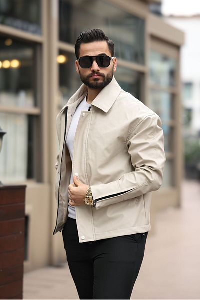 FREED MOND Owesize Men's New Trend Leather Jacket