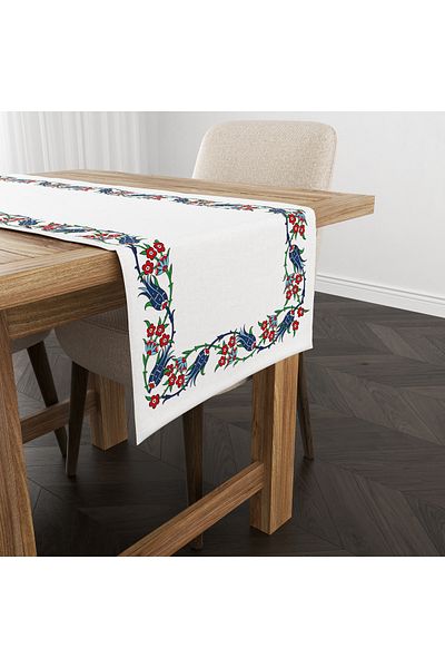 Filamente Ramadan Runner / Ramadan Pattern / Stain Resistant - Washable Micropecks Fabric 140X41