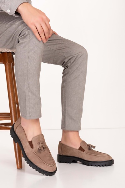 Gondol Чоловічі шкіряні черевики на гумовій підошві Tx.77801