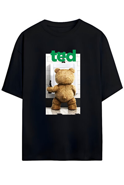MAGORS Ted Bear- Tricou oversize din bumbac unisex New Season - Calitate înal...