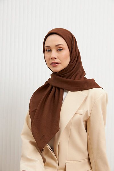 MİRSOY SCARF Καφέ Χρώμα Mir Jazz Φουλάρι