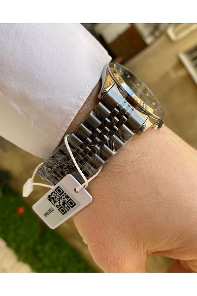 Reward Chaperone Smoked Color Steel with Calendar Waterproof Mens Wrist Watch Valentine's Day Gift