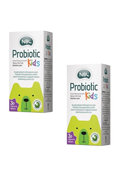 NBL Probiotic Kids 30 Çiğneme Tableti 2 Adet