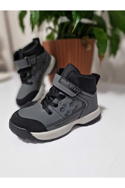 King KİNG STEP ERKEK ÇOCUK KAYDIRMAZ TABAN CIRTLI OUTDOOR BOT
