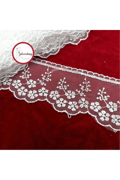 Gelincimherşey Tiny Floral Lace Tulle Guipure