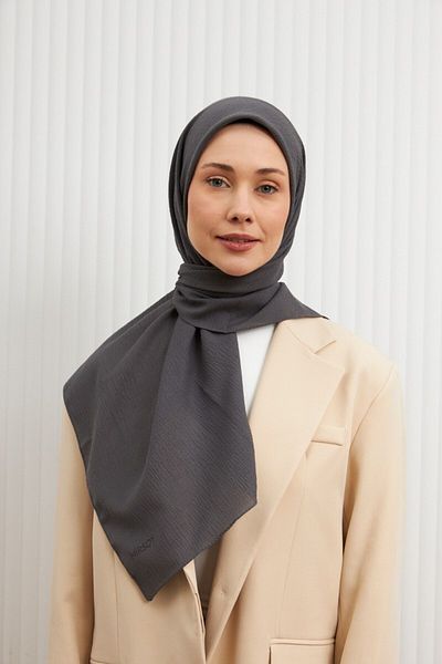 MİRSOY SCARF Γκρι Mir Jazz Φουλάρι