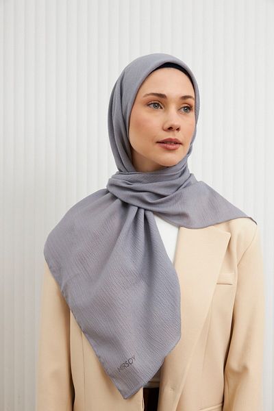 MİRSOY SCARF Γκρι Mir Jazz Φουλάρι