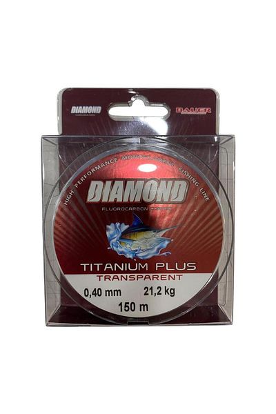 BAUER Diamond Titanium Plus 0.40 mm 150 Mt Fishing Line - Color: Gray 21.2 kg